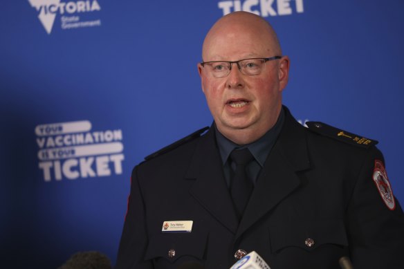 Ambulance Victoria CEO, Tony Walker, says the service has had its busiest three months ever to December.