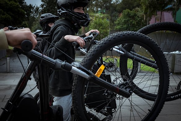 Bike-ride participants say they are simply having fun outdoors with friends.