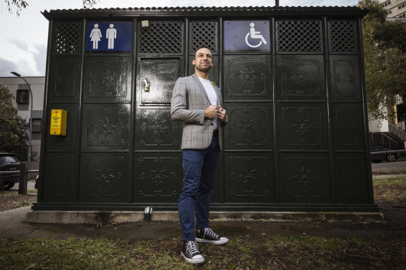 City of Melbourne lord mayoral candidate Jamal Hakim wants more accessible toilets in Melbourne. 