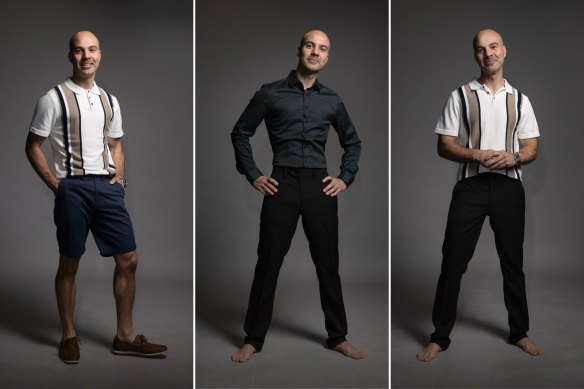 Jason Sibio in his three looks from Threadicated.