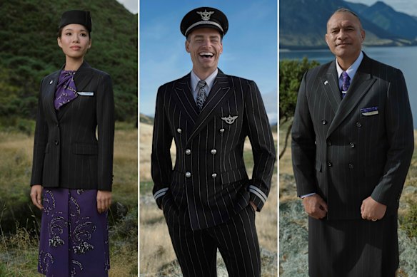 Three of the new uniforms.