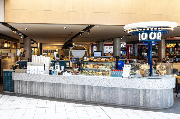 Loop Bagels at Sydney Airport.