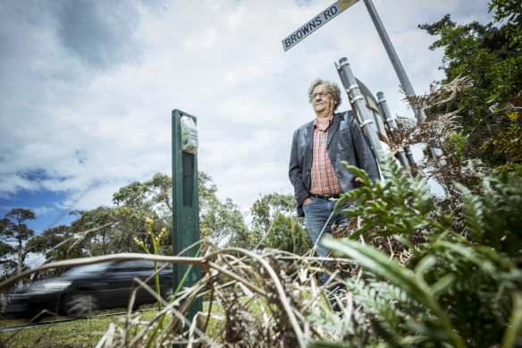 Mornington Peninsula shire councillor David Gill has championed virtual fencing to try to reduce kangaroo roadkill in the region.