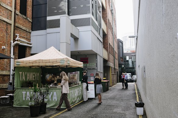 Ta’ameya pops up in Spencer Lane in the CBD Tuesday to Thursday. Just try to beat the 12pm queue.