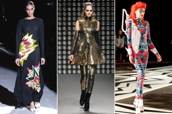 From left: Tom Ford, Gareth Pugh, Romance Was Born.