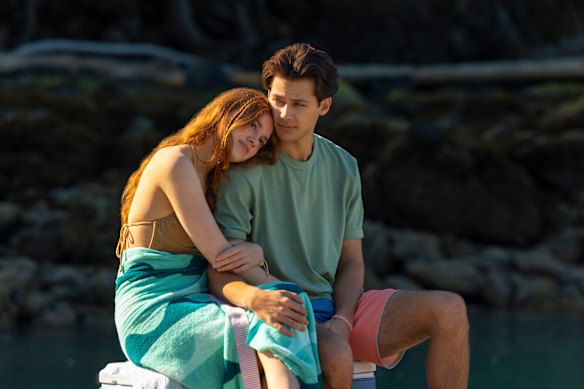 Sadie Soverall as Percy and Matt Cornett as Sam in Every Year After. 