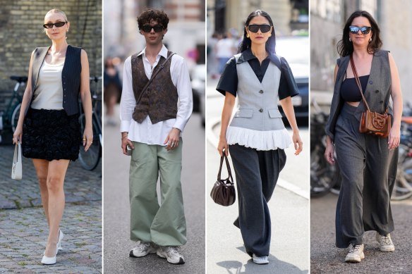 Waistcoats were big business at Copenhagen Fashion Week.