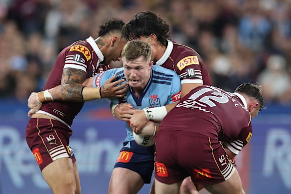 Canberra and NSW edge forward Hudson Young typifies the new ‘unicorn position’.