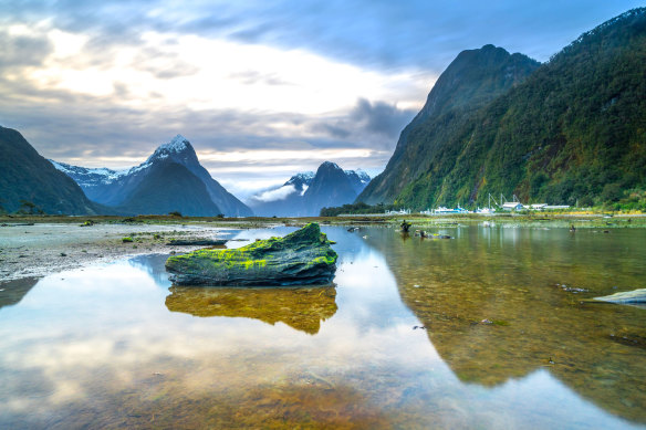 Milford Sound in New Zealand. The country was the most popular destination for Australians in the last financial year.