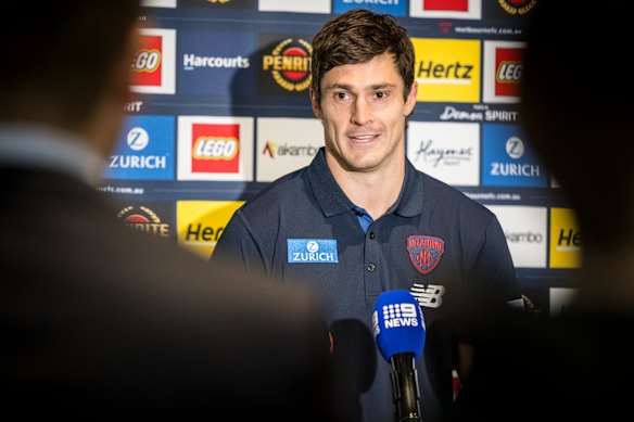 Now with Melbourne, Jack Steele will return to the finals on Saturday against Carlton.