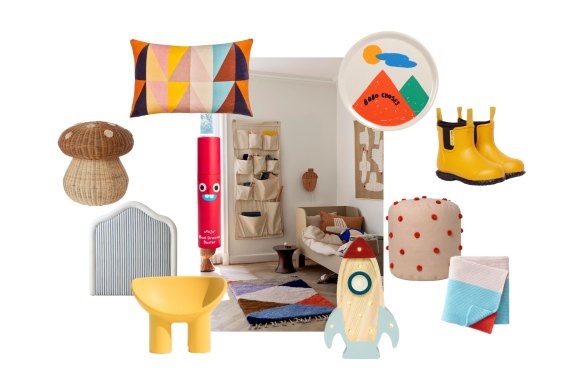 Colourful finds for the perfect kid’s corner at home