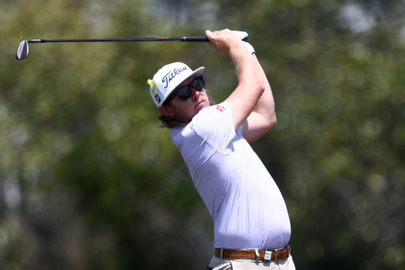 Cameron Smith during the Australian PGA Championship.