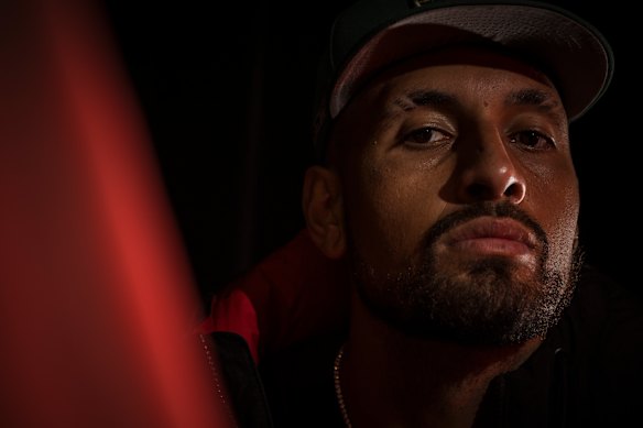 Nick Kyrgios has taken his podcast to the stage with mixed success.