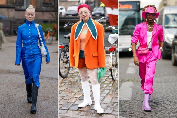 Gumboots were a trend amongst street style stars in Paris and Copenhagen this year.  