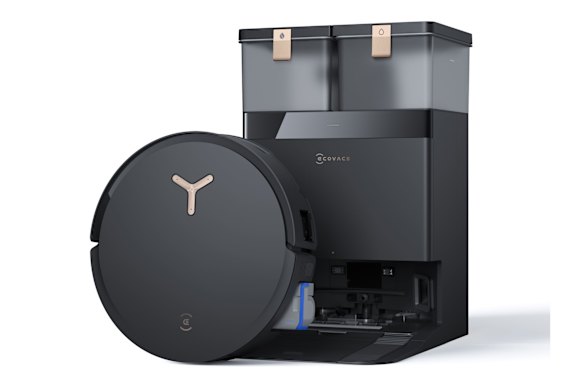 The Ecovacs robot vacuum and mop.