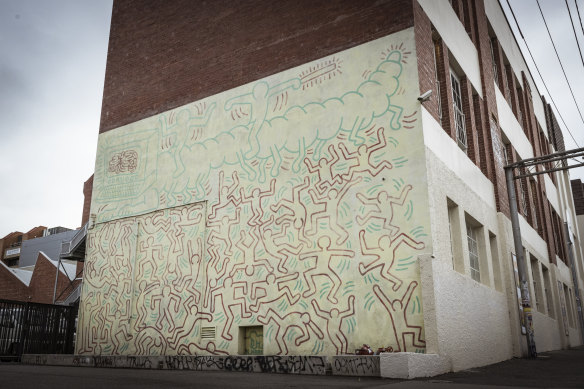 The Keith Haring mural in Collingwood was given heritage protection.