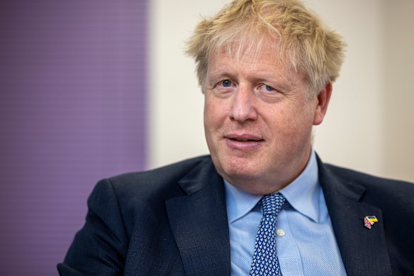 UK Prime Minister Boris Johnson.