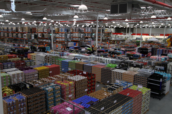 Costco’s Marsden Park warehouse, 45 minutes from the Sydney CBD.