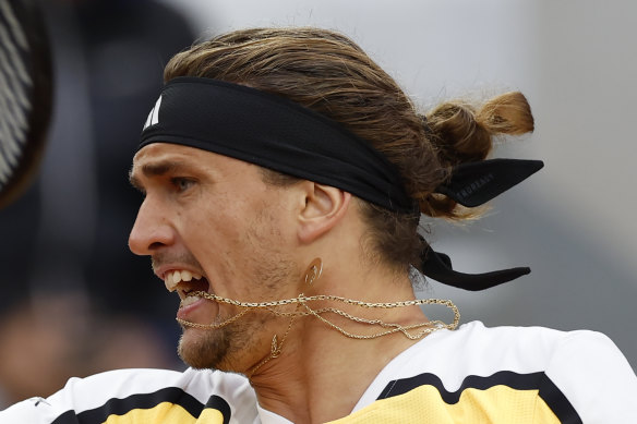 German tennis player Alexander Zverev.