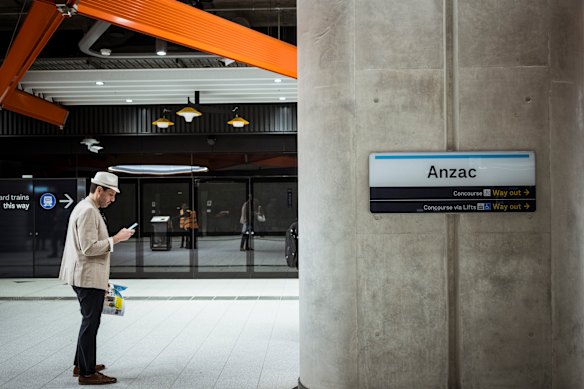 Anzac station’s platform screen doors have caused some issues.