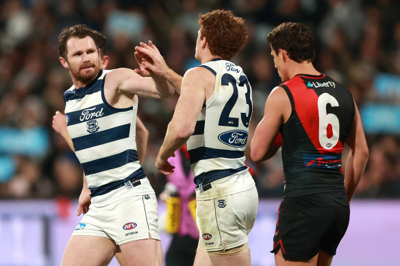 Geelong proved way too strong for Eseendon.