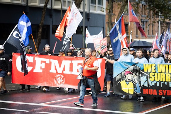 The CFMEU and AWU have a long history of clashing.