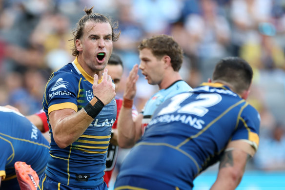 Clint Gutherson has no qualms with Parramatta hitting the market for a fullback.
