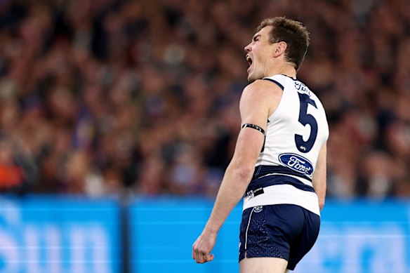 Geelong’s Coleman medallist Jeremy Cameron will take some stopping.