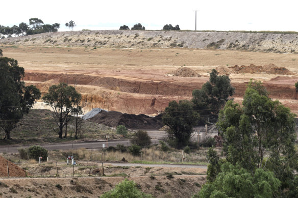 Maddingley Brown Coal in Bacchus Marsh is one of two landfill sites approved to take most of the soil from the West Gate Tunnel.