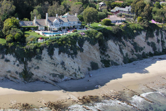 Barbra Streisand’s Malibu mansion in 2011.