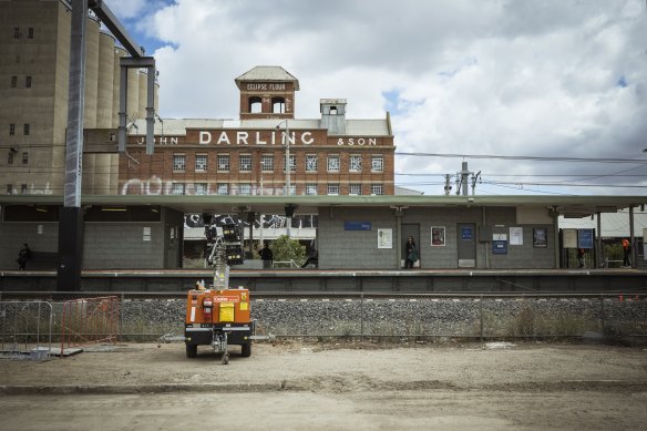 The John Darling Flour Mill, next to Albion station, will be redeveloped by Pelligra Group.