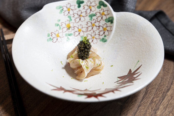 Go-to dish: Kingfish, whitefish and caviar.