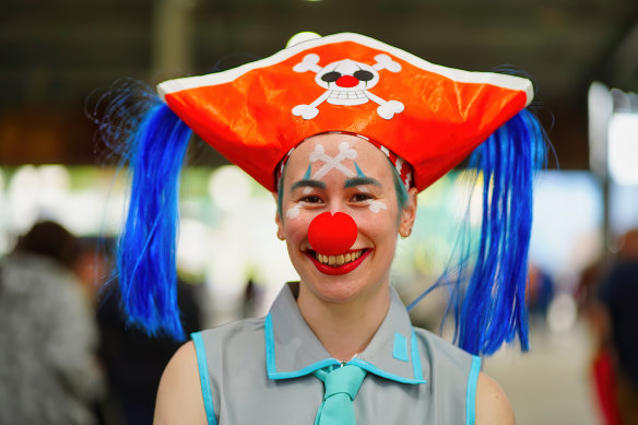 Diana Puljic, 22, at Supanova in Melbourne on Sunday.