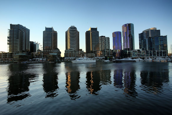 Apartments in Docklands.