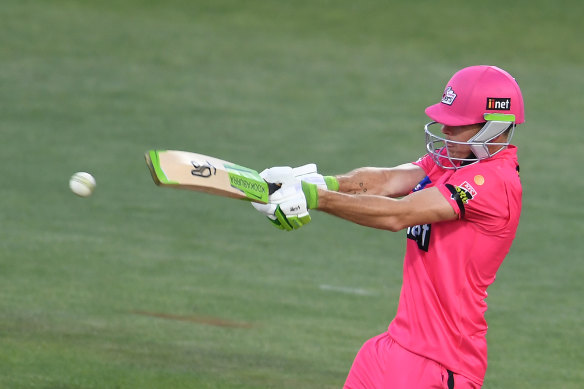 Josh Philippe fell just five runs short of the Sixers' first-ever century in their record-breaking BBL win over the Melbourne Renegades.