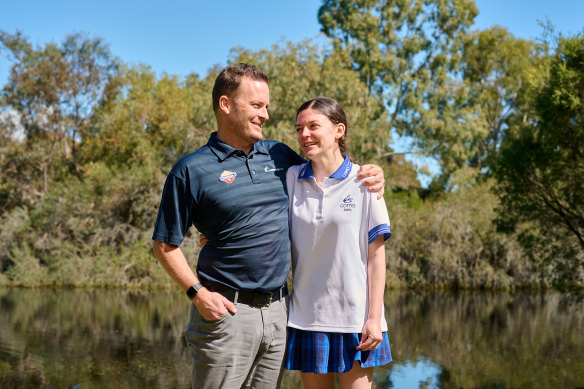 Rory Murray and his daughter Emily.