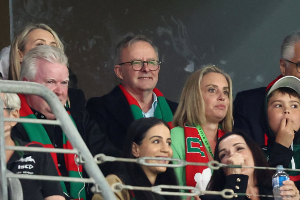 Anthony Albanese is a huge fan of the South Sydney Rabbitohs.