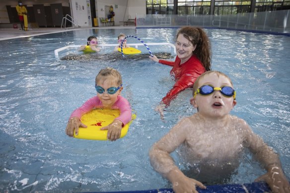 Swimming lessons are back on across Victoria. 