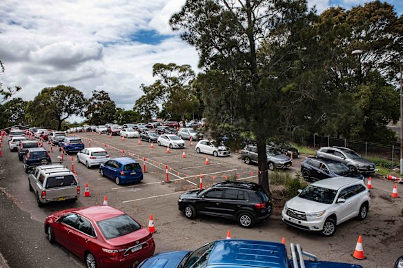 Hours-long testing lines and waiting times of up to six days for results have accompanied the boom in cases.