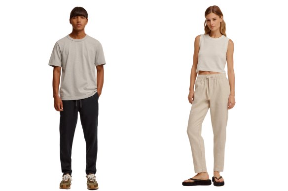 Venroy’s drawstring lounge pants, for men and women.