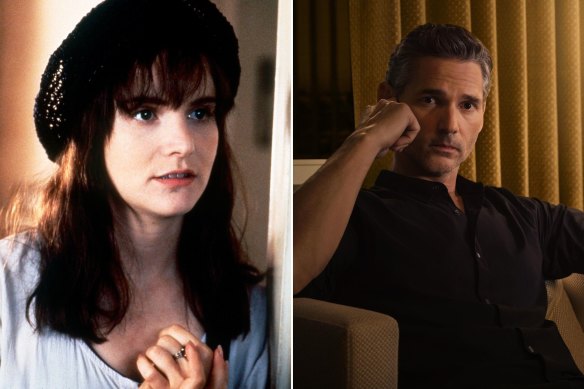 From left: Single White Female, in which Jennifer Jason Leigh portrays a new roommate who exhibits PD symptoms; Eric Bana in the title role of Dirty John, based on a true-crime podcast about a lying, scheming lothario.