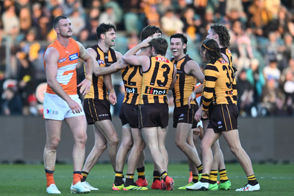 The spirit and vigour of Hawthorn was on full show against GWS in Launceston.