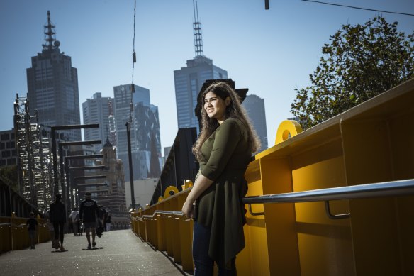 Sanskriti Wason is one of Melbourne’s large cohort of international students from India. 