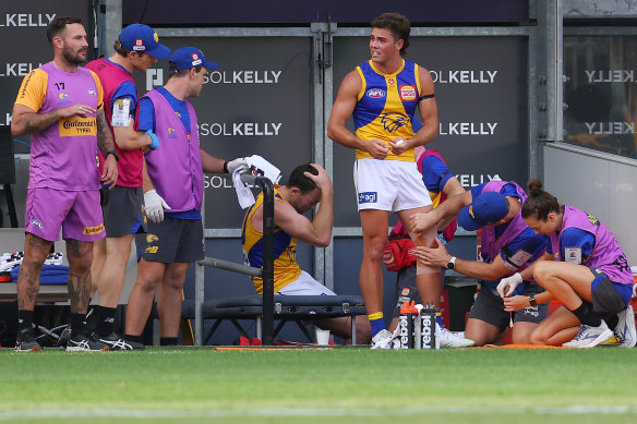 Eagles injuries kept club doctors and physios busy.