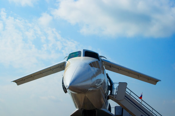 The Tupolev Tu-144 was a Soviet supersonic aircraft, similar to Concorde.