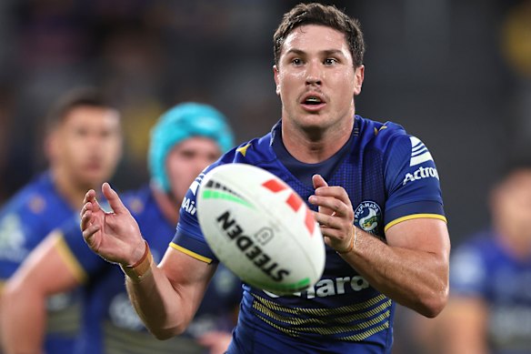 Eels halfback Mitchell Moses.