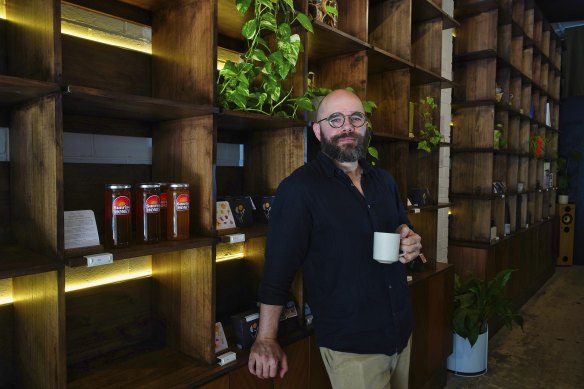 Michael Allen owns Core Roasters in Brunswick East, the one suburb in Melbourne where a flat white is more popular than a latte. 
