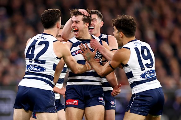 Geelong were in celebration mode last week, but will they be the same on grand final day?