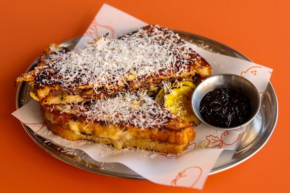 Mushroom Toastie, one side of Blueberry Chutney, who started everything.