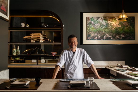 Omakase chef Takashi Sano (ex-Sokyo) at Azuma.